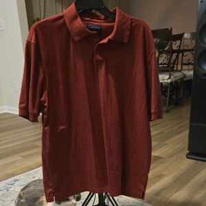 Saddlebred Men's Brick Red Short-Sleeve Polo